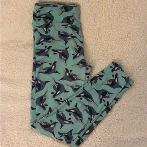 Lula Roe Leggings “whales”